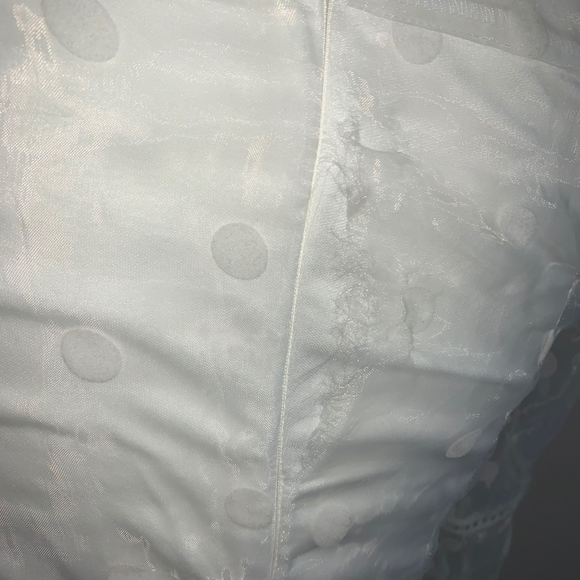 NWT Pretty Little Thing White Spotty Mesh Dress - Picture 7 of 7